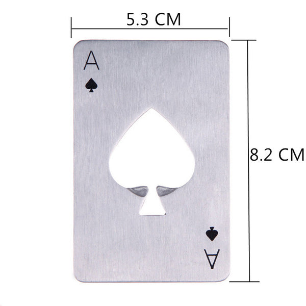 poker card bottle opener